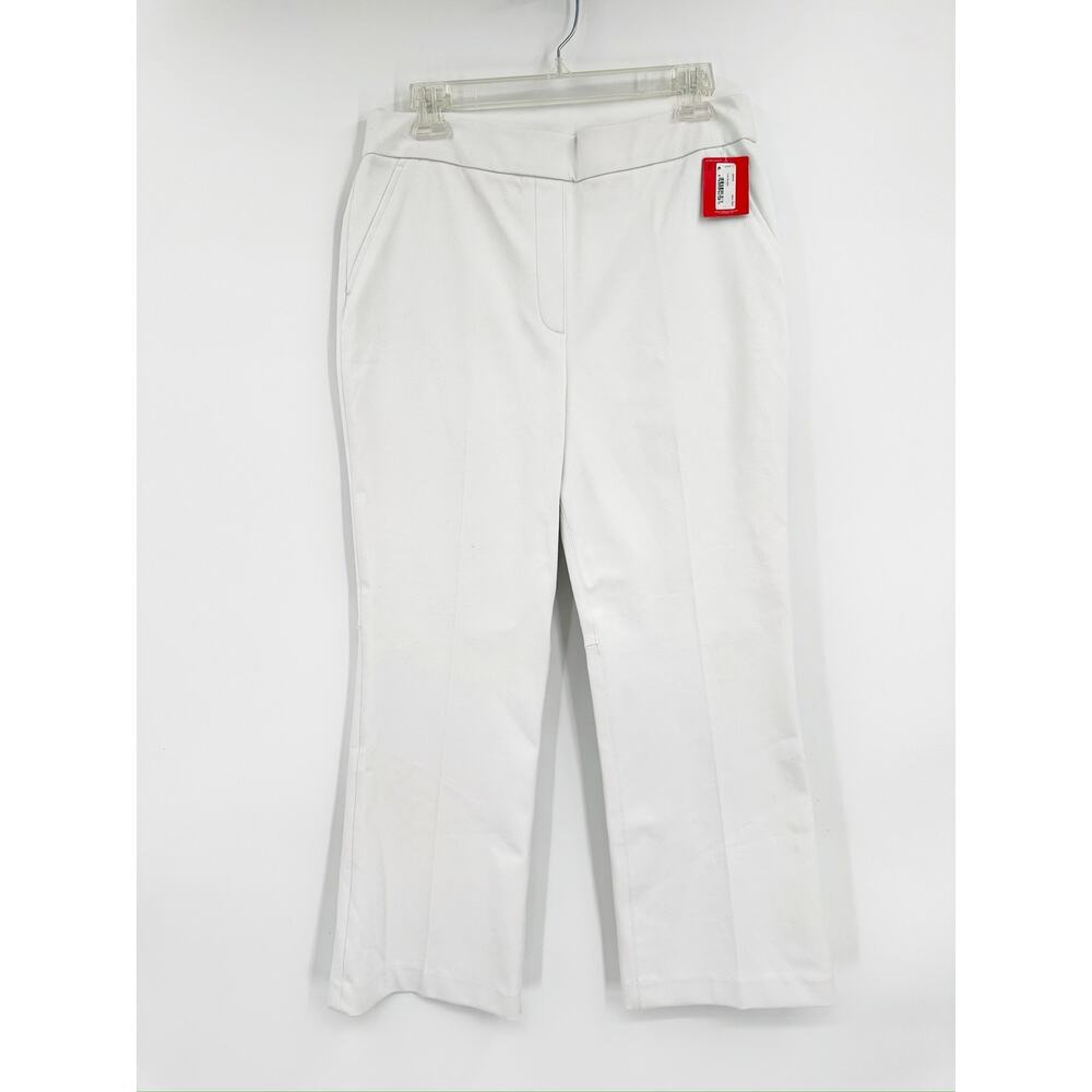 Spanx On-the-Go Kick‎ Flare Pant 20373R in Classic White Size Large NWD